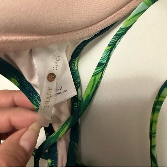 Share and Shore Bikini Top Bra Sz 34B Tropical - Picture 3 of 5